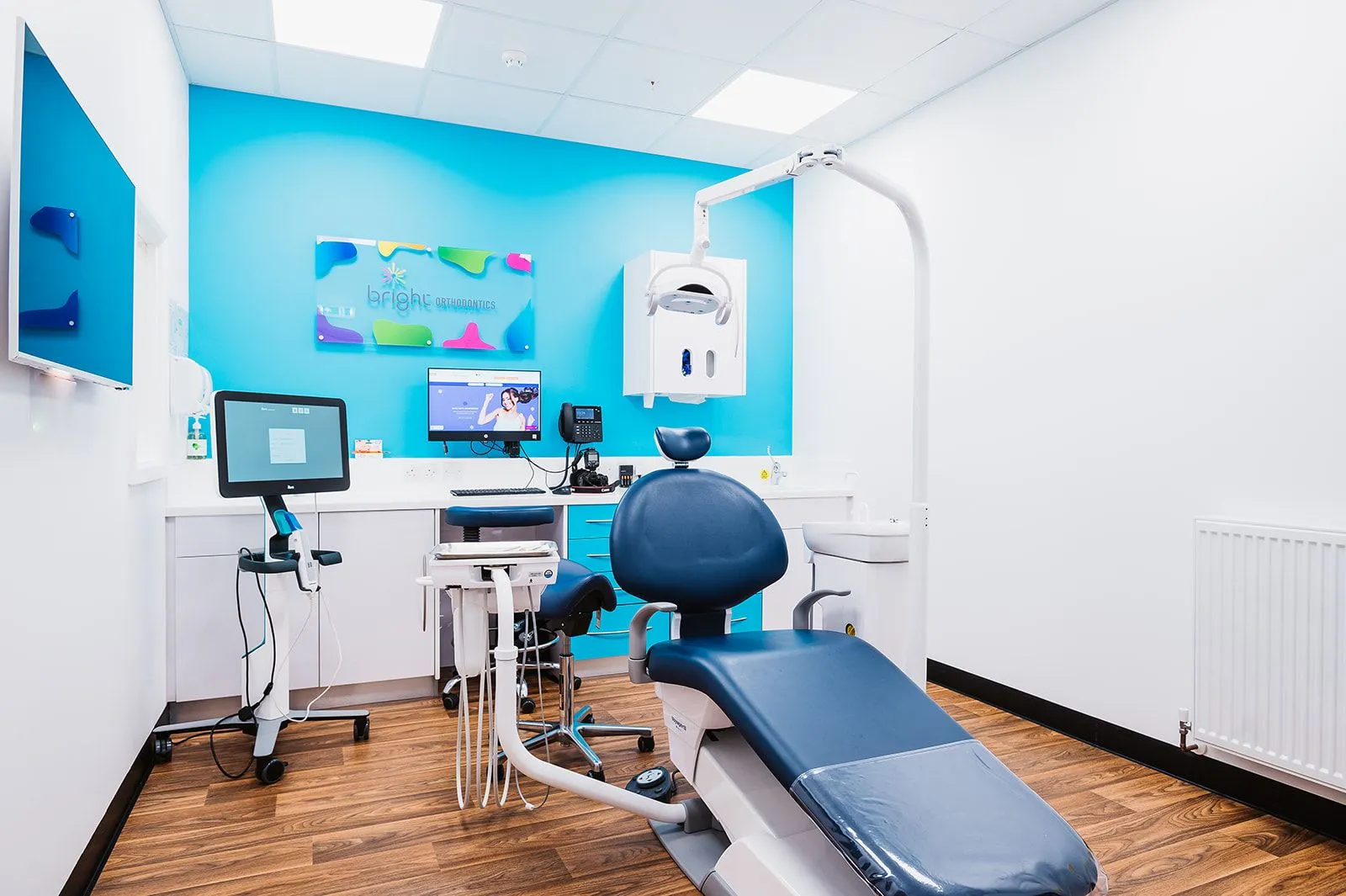 Imaging room with orthodontic scanner at Bright Orthodontics, Skelmersdale